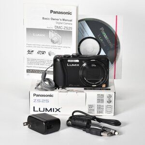 Panasonic Lumix DMC-ZS25 Digital Camera 16MP 20x Opt Zoom HD Video 16GB SD MINT